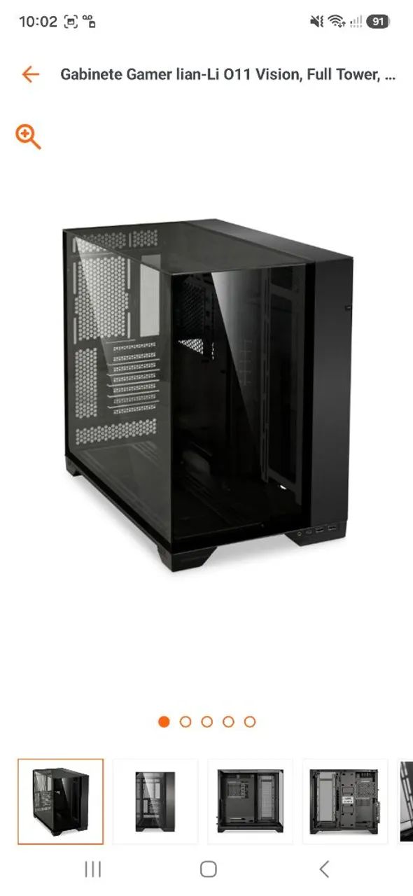Gabinete Lian Li Vision black 