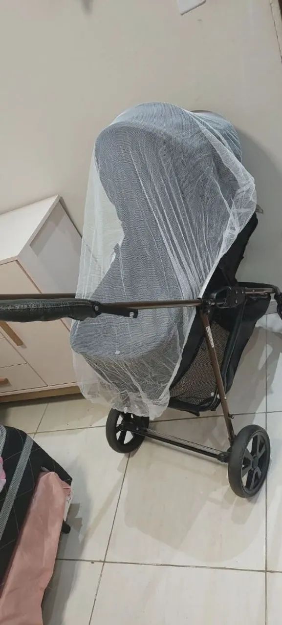 Carrinho de bebê e bebe conforto  - Foto 5