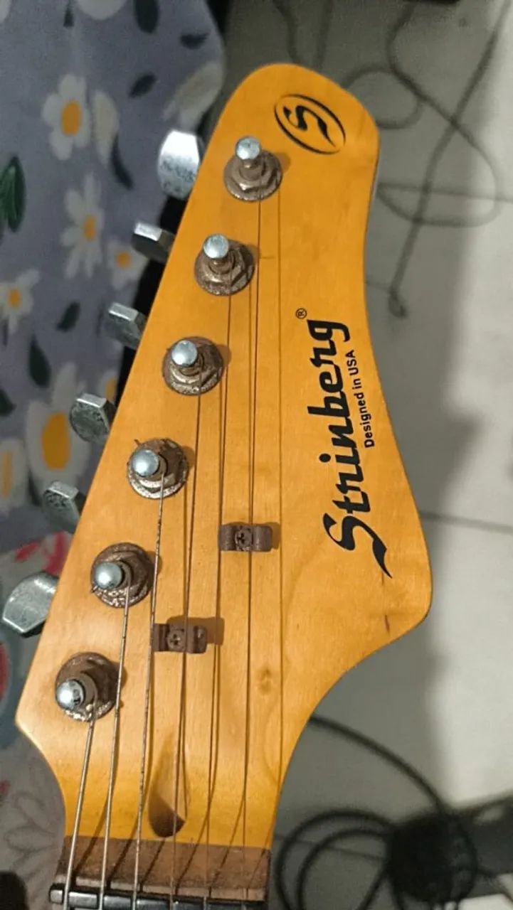 Guitarra e Caixa Amplificada  - Foto 3