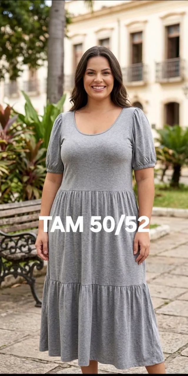 Vestidos Plus Size vestindo ate 56 - Foto 2