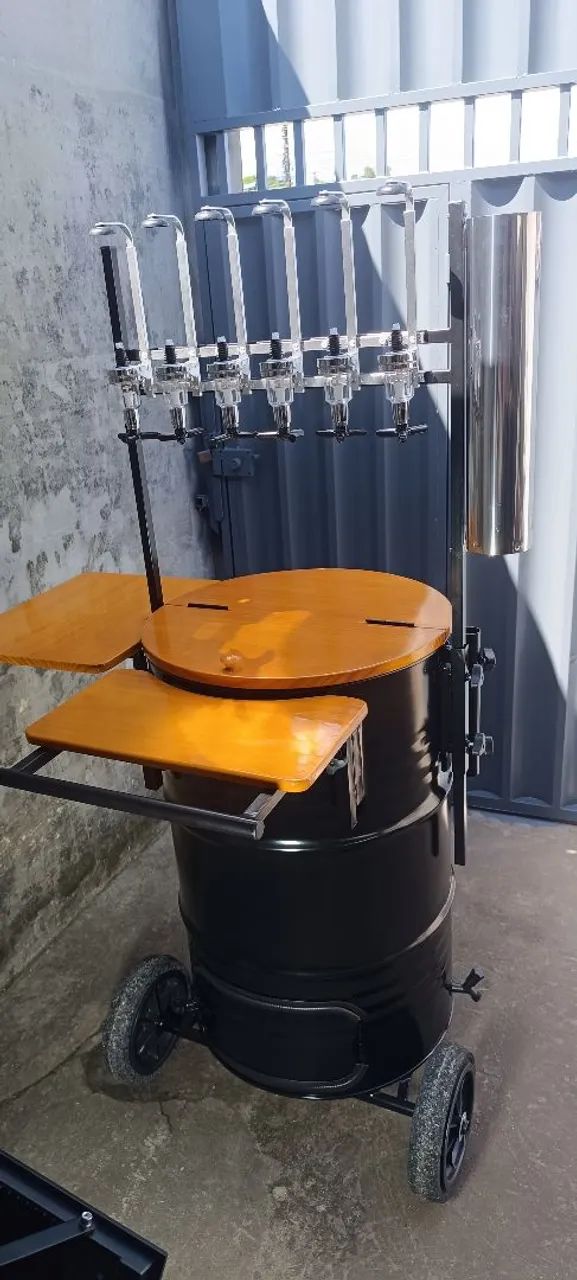 Carrinho de drinks personalizado cooler térmico profissional  - Foto 4