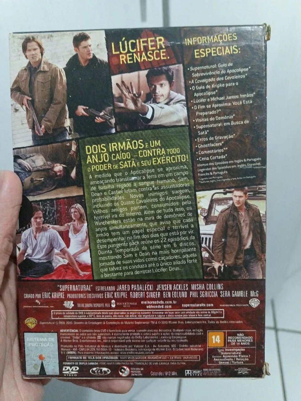 Box DVD Supernatural 5° Temporada - Foto 4
