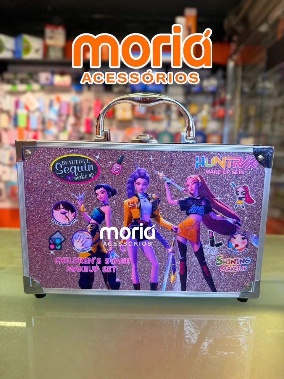 Kit de Maquiagem Infantil com Maleta - Foto 4