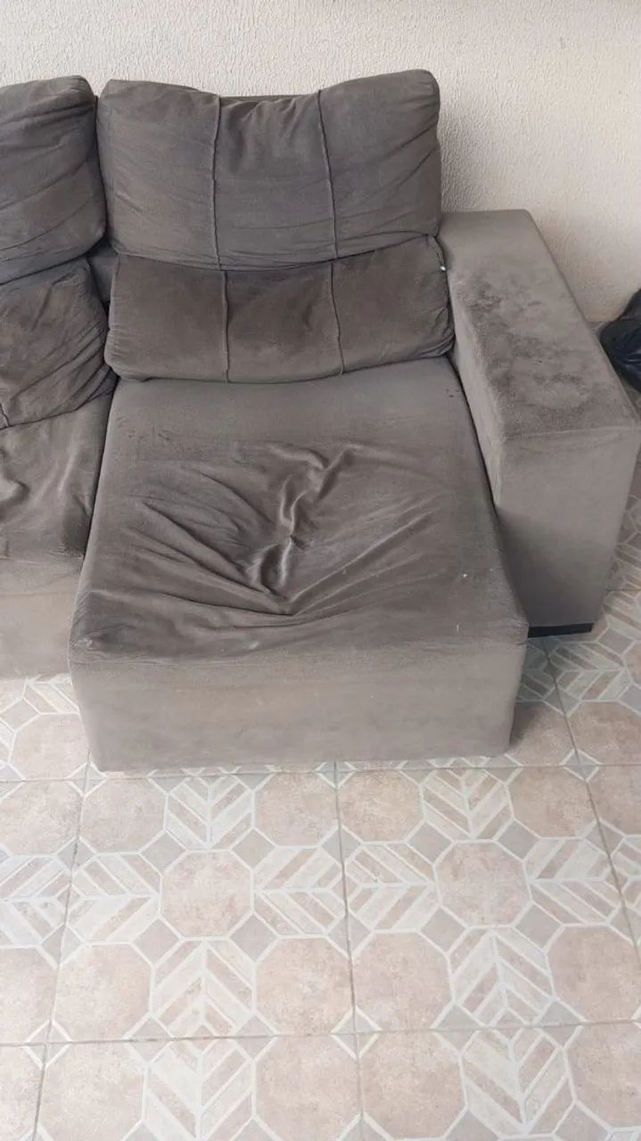 Sofá retrátil e reclinável 