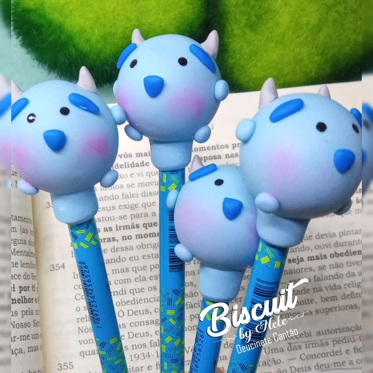 Ponteiras de lápis em Biscuit  - Foto 2