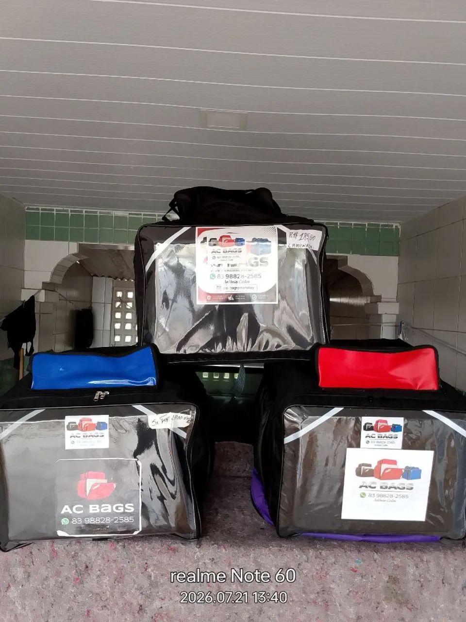 BAG'S reforçadas para motoboys  - Foto 4