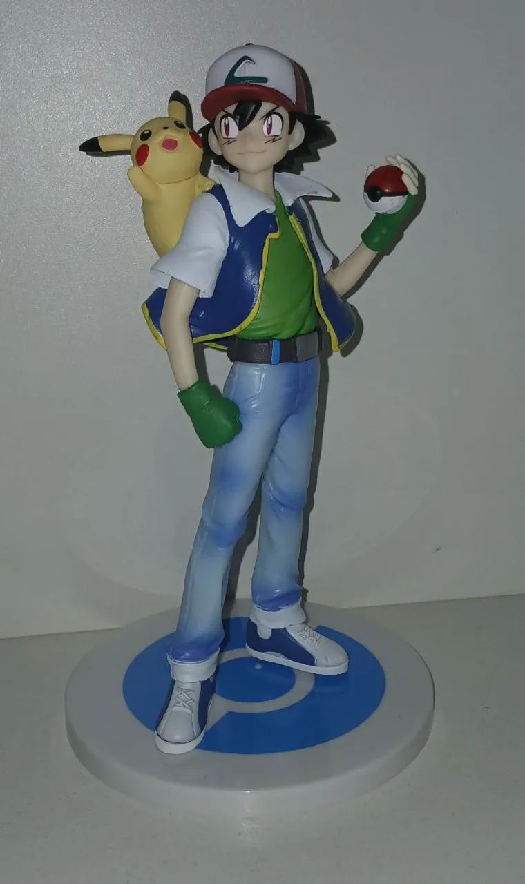 BONECO ACTION FIGURE POKEMON ASH KETCHUM E PIKACHU