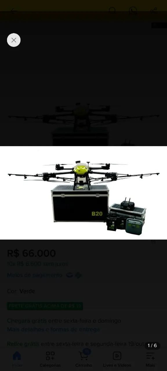 Drone Agricultura B20 - Foto 2