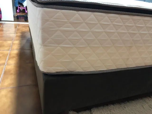 Cama king size com base - Foto 3