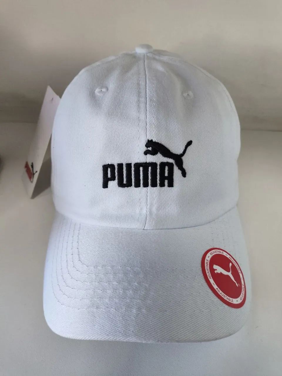 Boné Puma bordado branco 