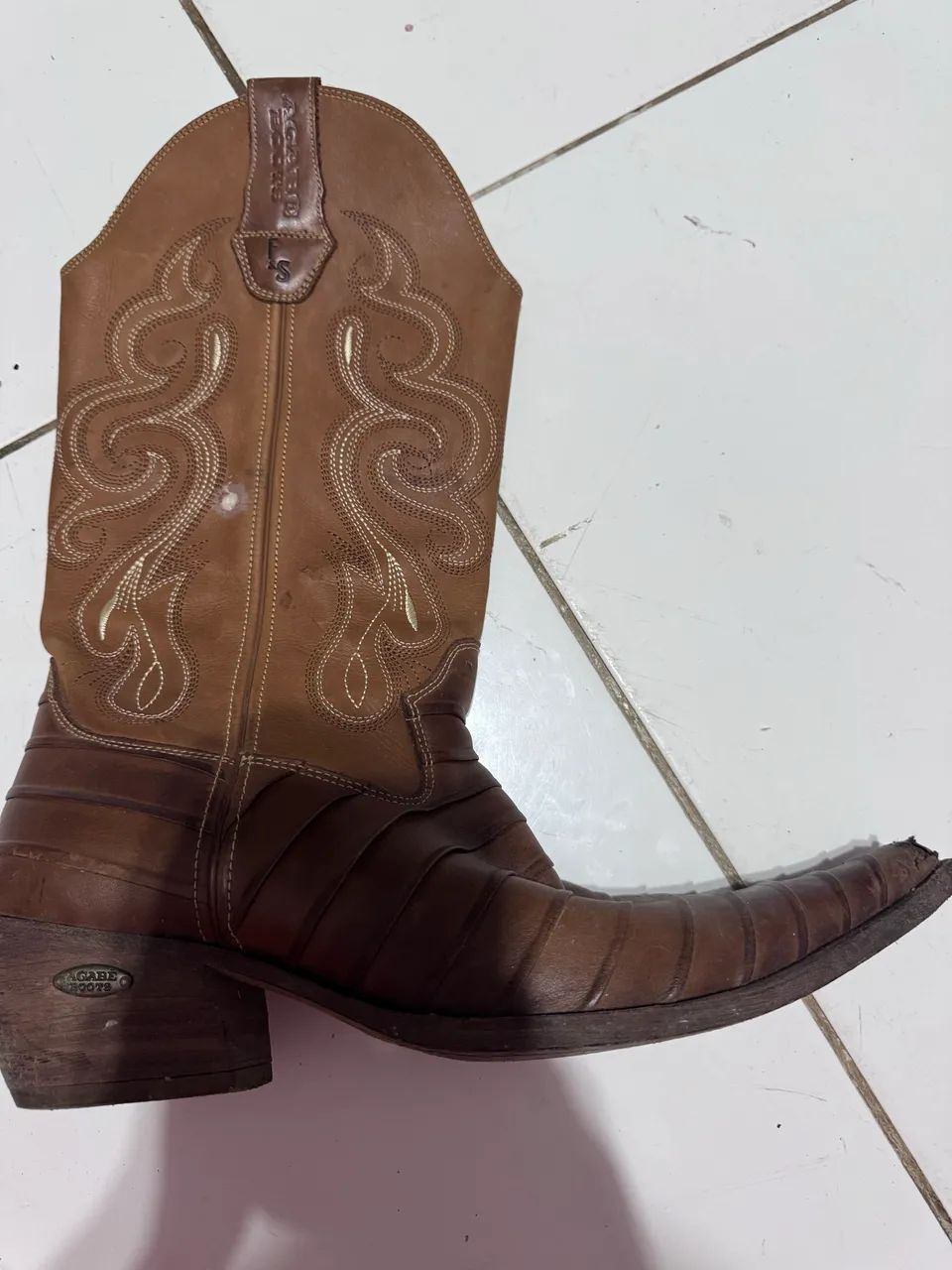 Bota em couro legítimo  - Foto 2