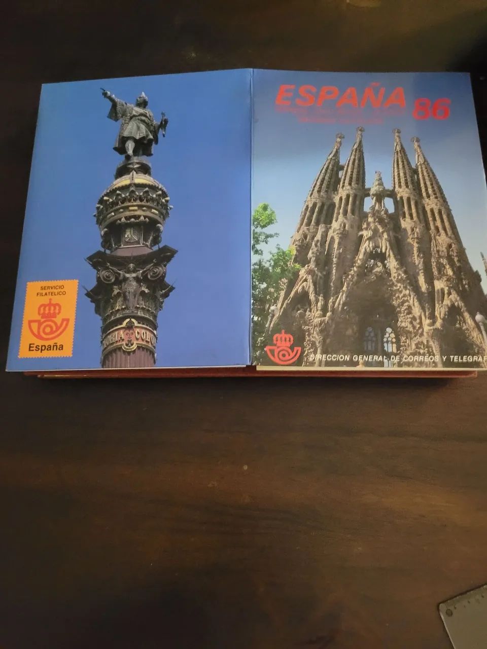 Selos comemorativos Espanha 1986