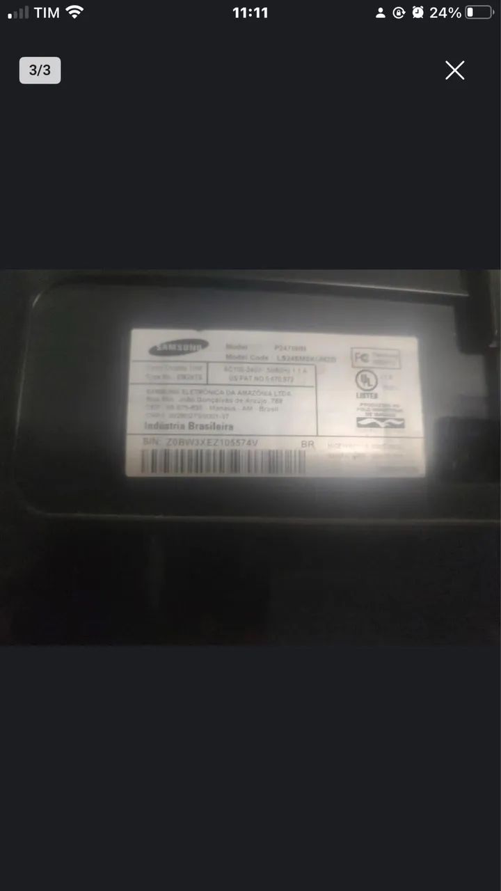 Monitor Samsung 24" Full HD P2470HM HDMI - Foto 3