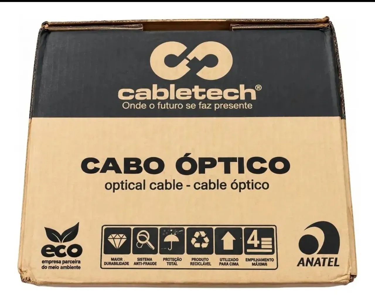Cabo Fibra Óptica Drop Compacto 1fo 500mts Alta Performance - Foto 5
