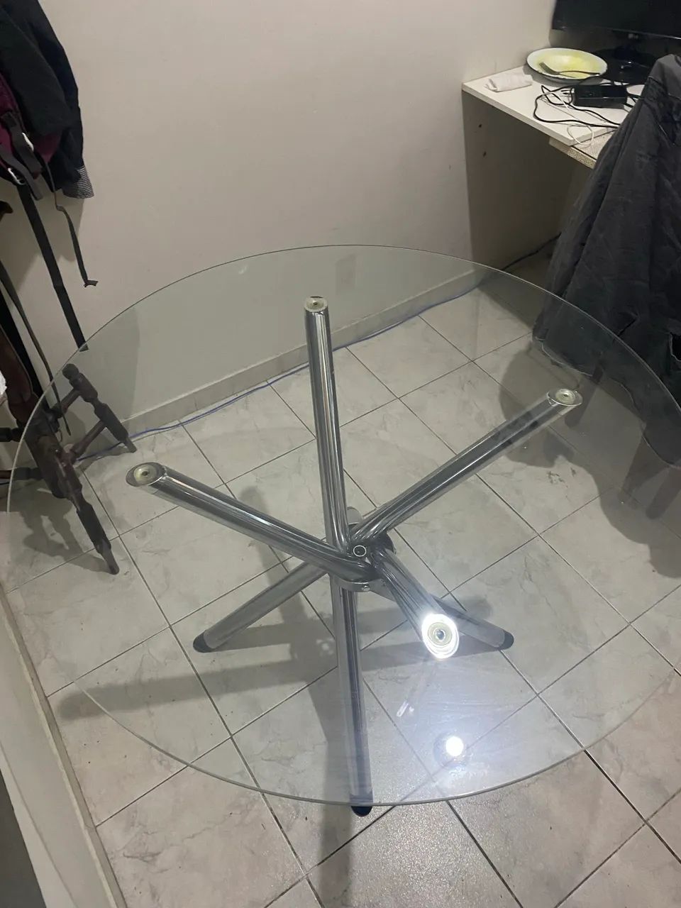 Mesa de vidro bisotado - Foto 3