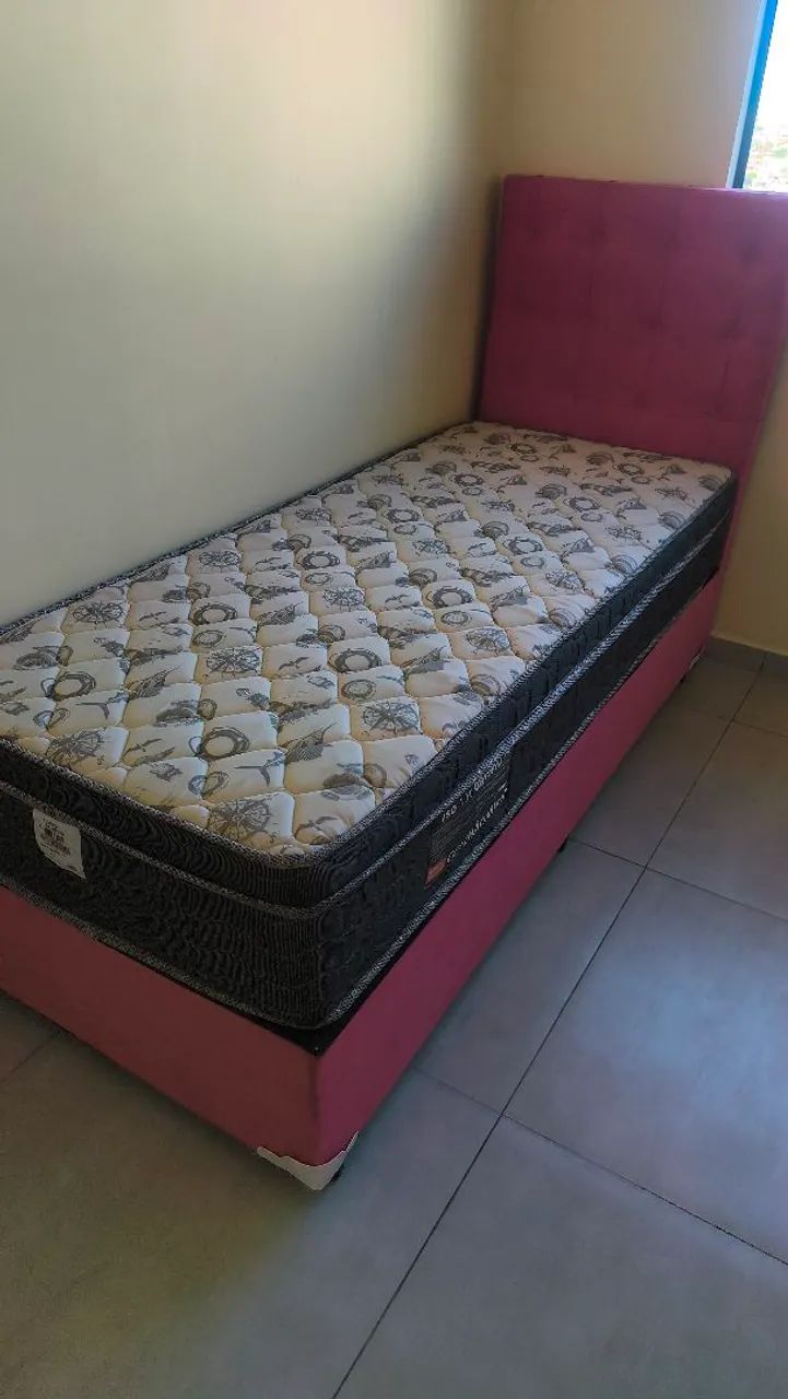 Cama box+ colchão 