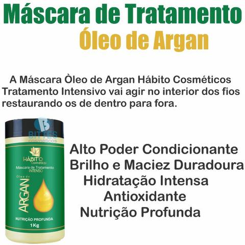 Máscara Rica em Vitamina E e Ômega 6 e 9 Nutrição Profunda Hábito Cosméticos Proteção de s - Foto 2