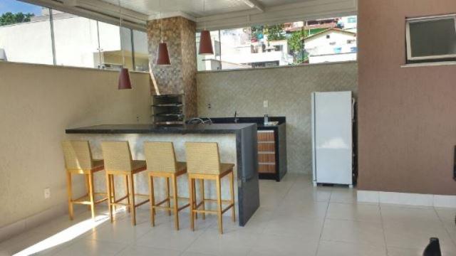 Cobertura residencial à venda, caiçara, belo horizonte - co0308.