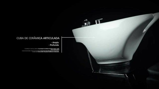 Lavatório de Louça Água Fria Dompel - Foto 2