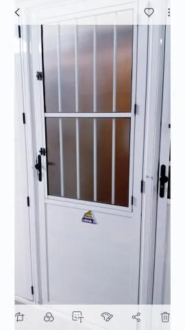 Porta lambril c/ postigo branca
