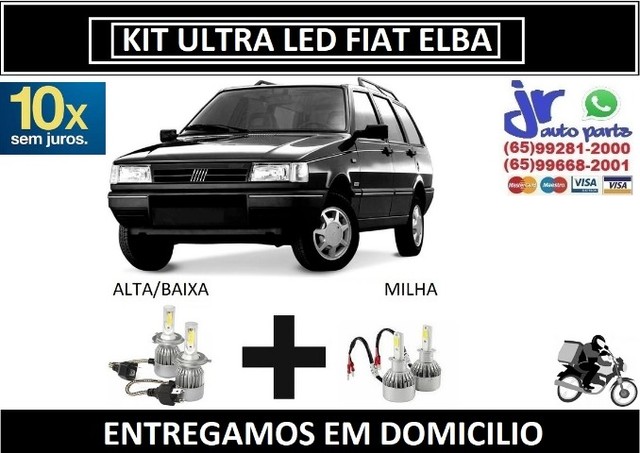 Kit Lampada Ultra Led Elba 6000K 12V 24V