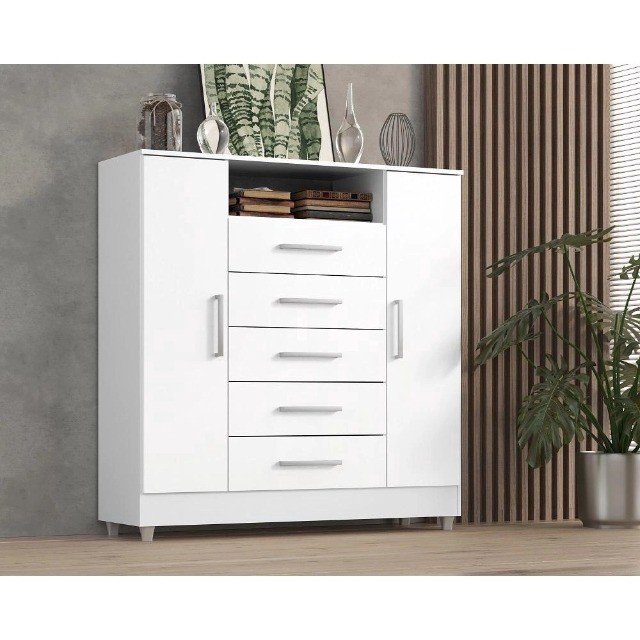 Comoda Isabele Branco / Até 12x Frete Grátis  - Foto 5