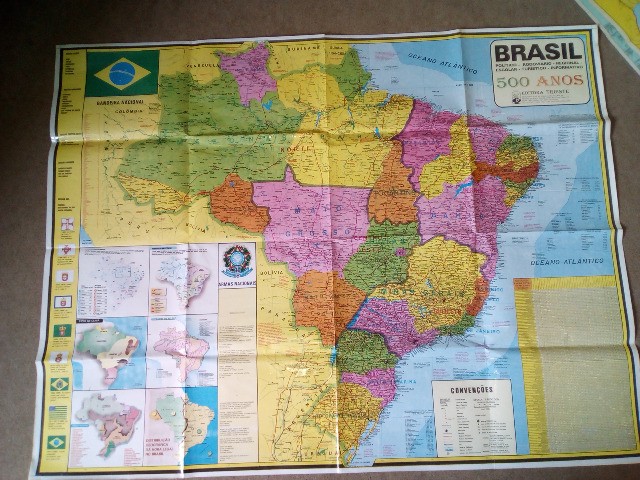 3 mapas antigos brasil, florianopolis SC - Foto 5