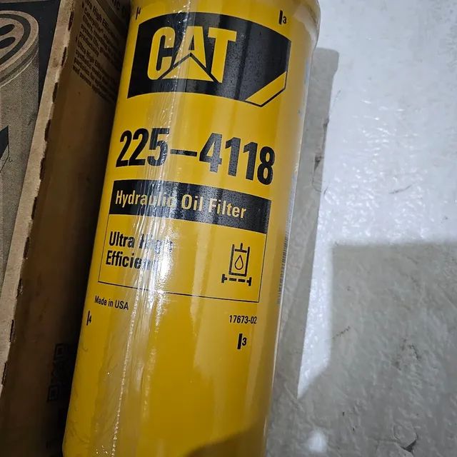 Trator esteira carregadeira caterpillar filtro óleo hidráulico 2254118 - Foto 2