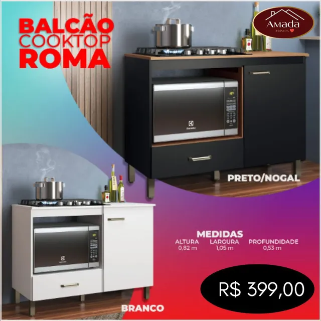 Cadeira, criado mudo , balcão Cooktop , Entrega em 3 dias