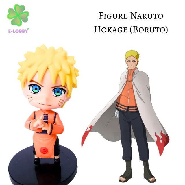 Boneco Naruto. Terceiro. Hokage