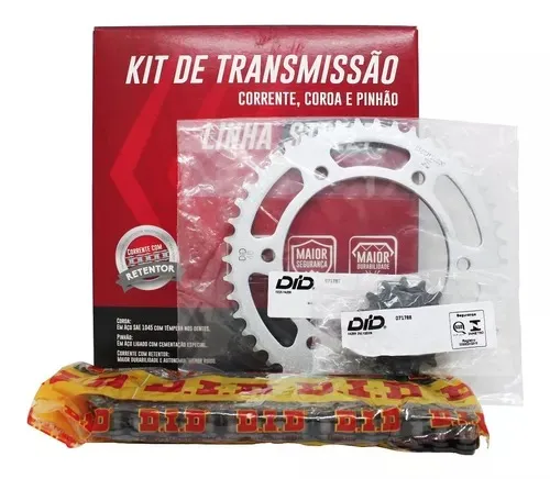 Kit Transmissao Relacao Bros 160 DID (Entrega Grátis)