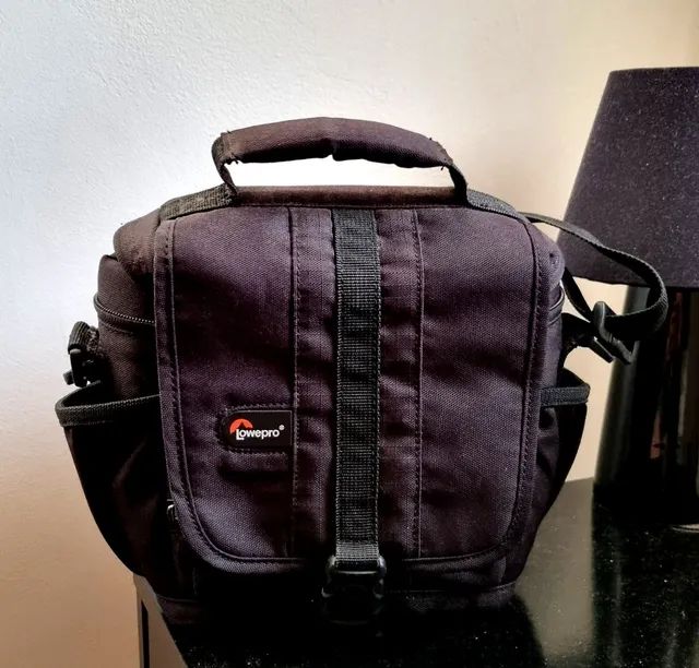 Bolsa com alça câmera fotográfica (Nikon, Canon) 