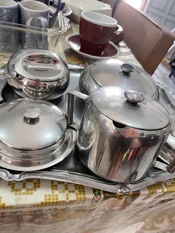 Conjunto de chá inox 
