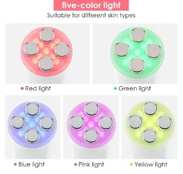 Aparelho 5 Em 1 Facial Máquina De Beleza Radiofrequência Estética Recarregável z035 - Foto 3