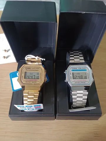 Relógio Casio dourado primeira linha. - Foto 4