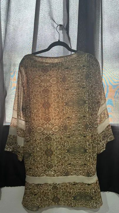 Vestido Manga Longa Chifon E.Store - Foto 2