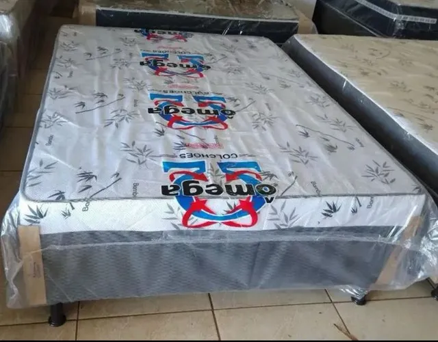 CAMA BOX CASAL ESPUMA SELADA