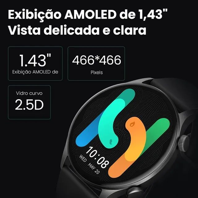 Relógio Smartwatch Xiaomi Haylou RT3, Chamada, Notificação, Exercícios  - Foto 3