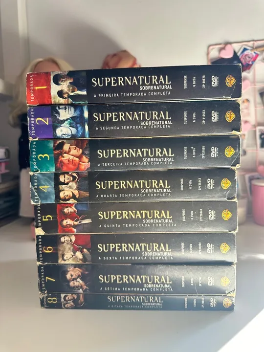 DVD Serie Sobrenatural Supernatural 1° a 8° temporada completa