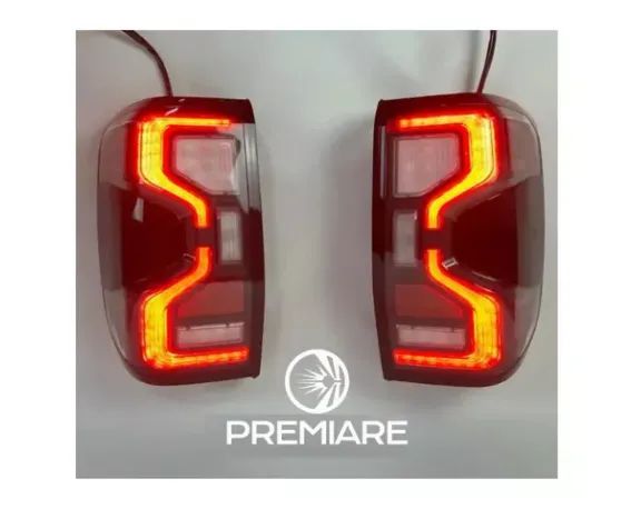 Par Lanterna Full Led Traseira Nova Ranger 2024 Fumê - Foto 2