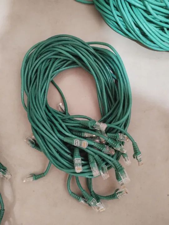Cabo de rede RJ45 - Kit com 27 patch cord cat5e T568B  2,5mts cada. - Foto 2