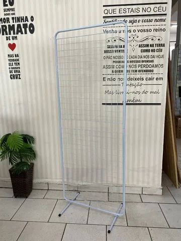 Biombo de Chão Branco para Loja 