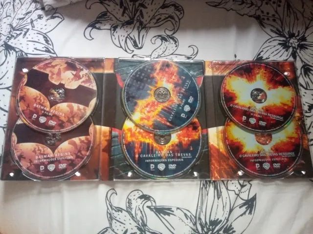 Dvd Batman cavaleiro das trevas trilogia  - Foto 3