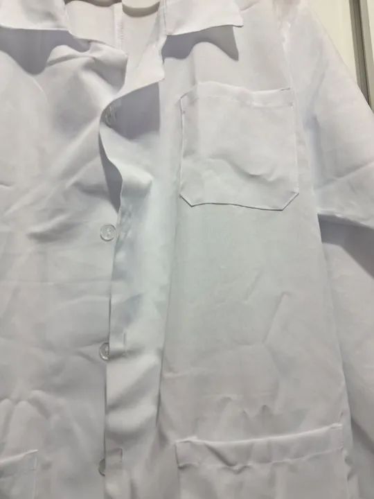 Avental/Jaleco Branco tam G - Foto 2