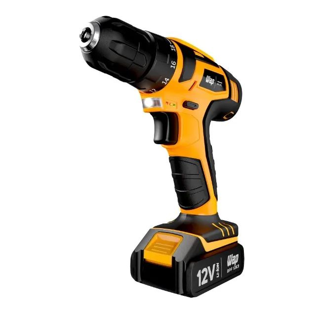 Furadeira Parafusadeira 3/8" a bateria 12V Wap - Foto 2