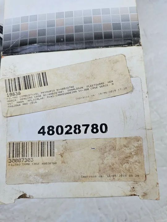 New holand case filtro separador água novo original  48028780 - Foto 5