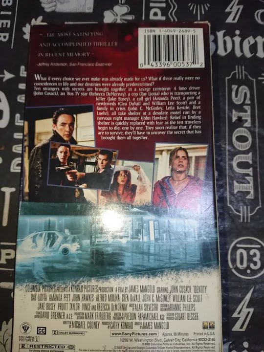 VHS importado original "Identidade"  - Foto 2