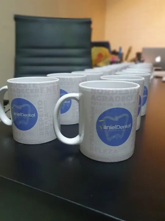 Caneca de porcelana personalizada com sua logomarca  - Foto 3