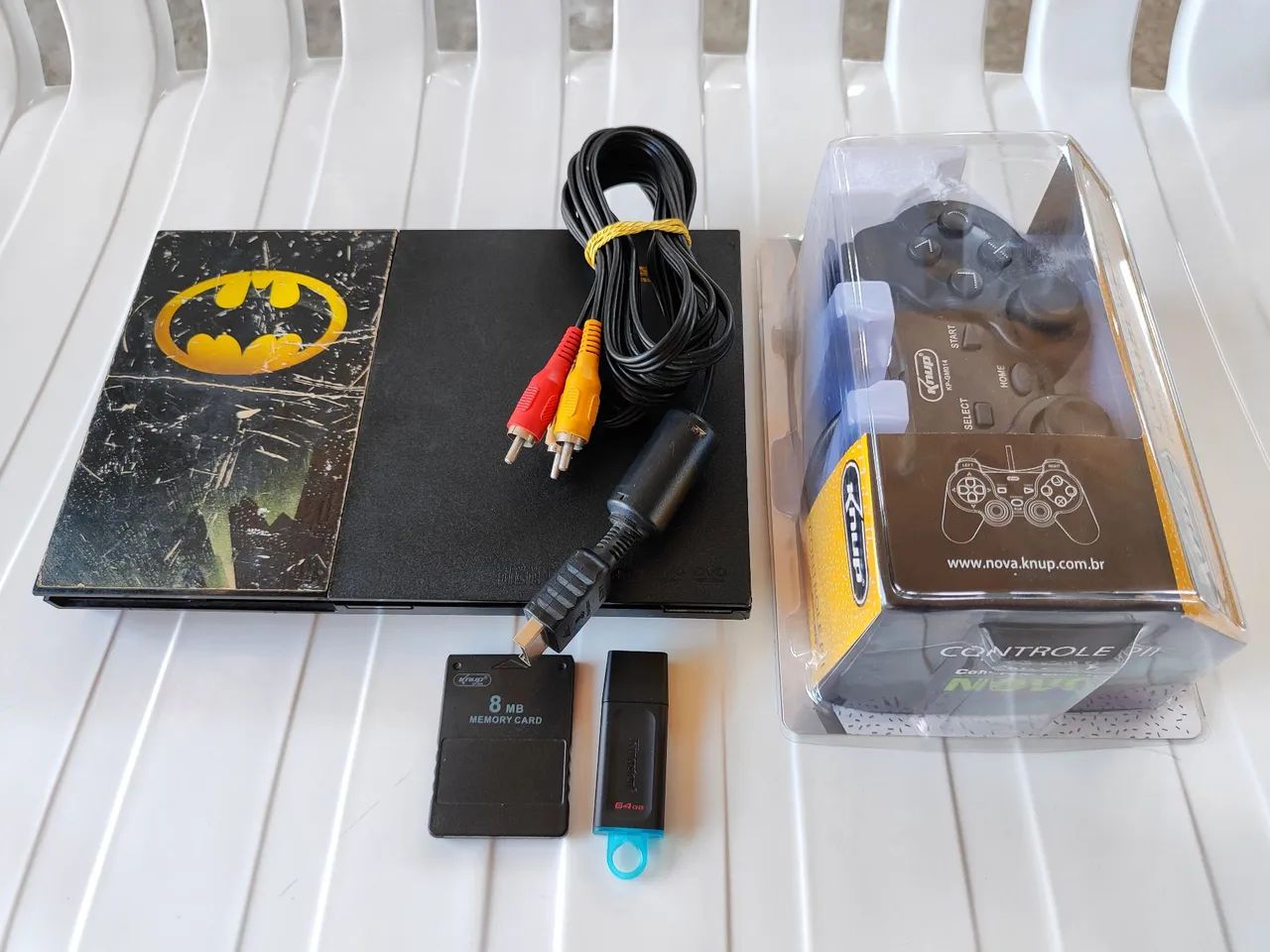 PS2 SLIM Black Com 20 Jogos |NOVA CIDADE| - Foto 2