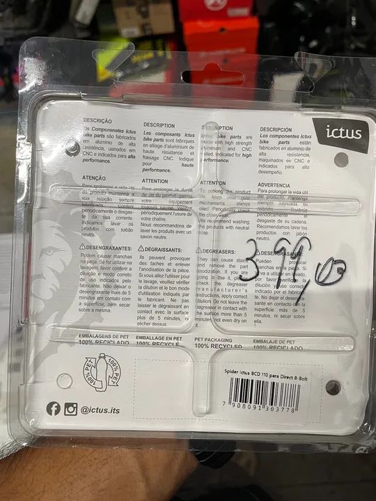 Aranha 8 Bolt para Speed BCD 110 - Foto 3